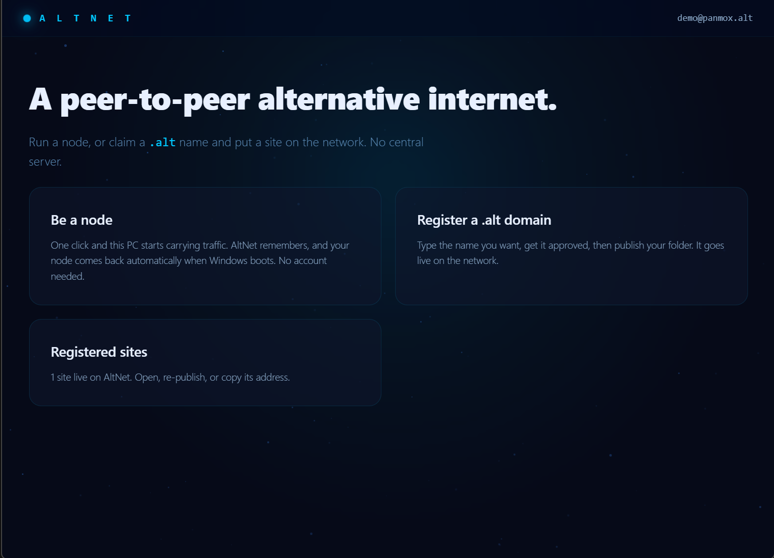 AltNet Studio — Home